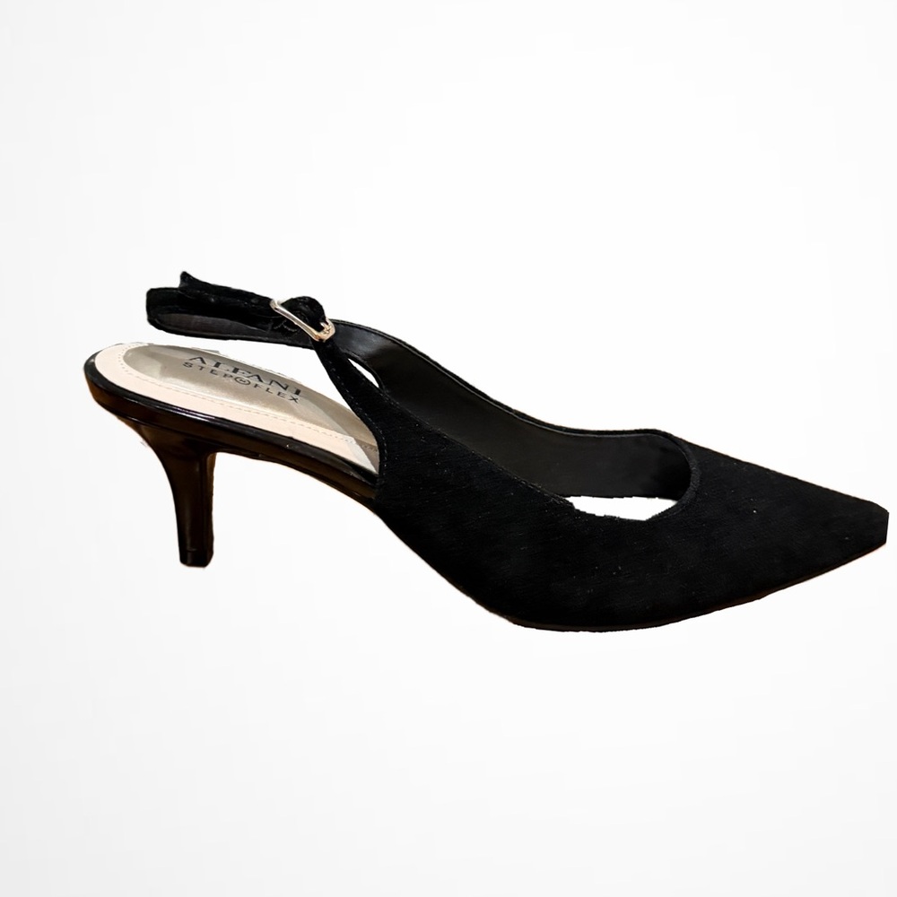 Alfani Black Slingback Heels Sz 8.5